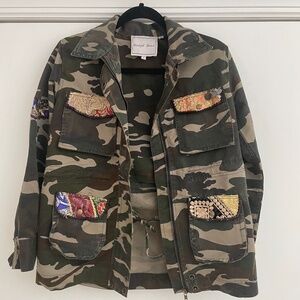 Army printed jacket
